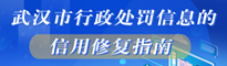 武汉市行政处罚信息-信用修复指南